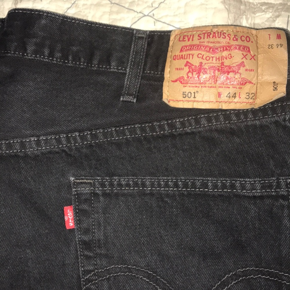 Levi 501 black jeans